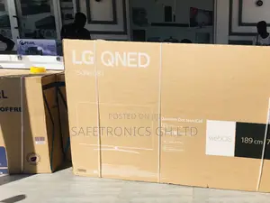 LG 75 Inches Glossy QLED QNED813 Smart UHD Crystal Tv 