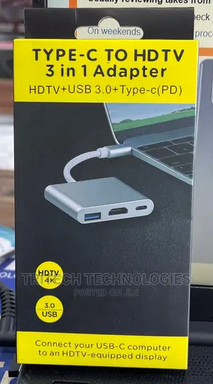 TYPE-C TO HDTV 3 in 1 Adapter
