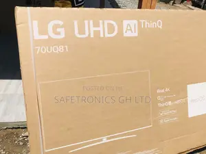 Smart LED UHD LG 70 Inches UQ81 Black Electric  Tv