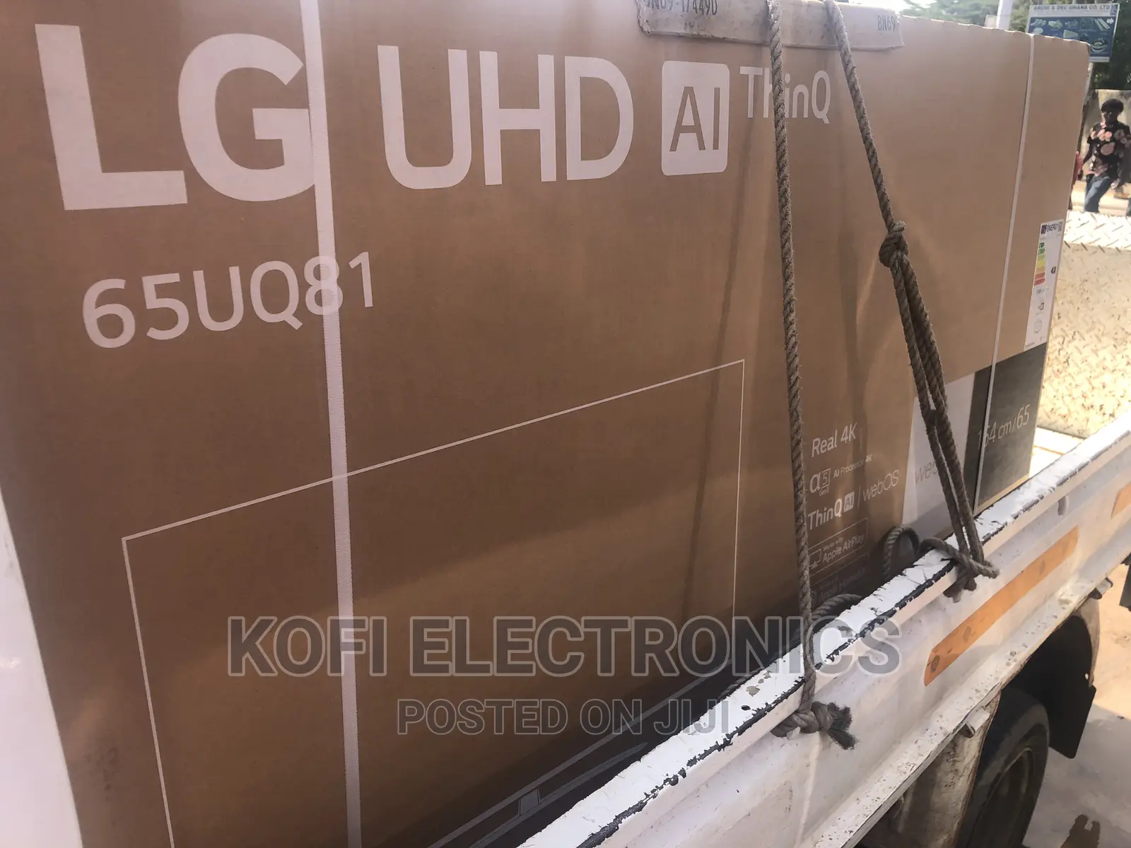 Panel Edge Led LG Smart TV 65" Uhd LED 65uq81006lb HDR TV