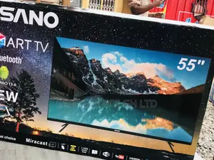 55 Inches Glossy Smart Electric UHD Asano LED Black Tv
