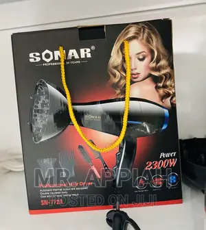 Original Sonar Electric Hair Dryer(Black) 