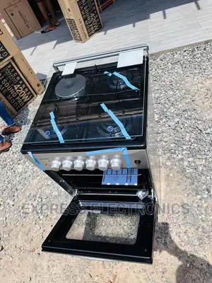 Mesmeric Sleek Grey Oven Grill 3-1 Stove Gas Electric Stove