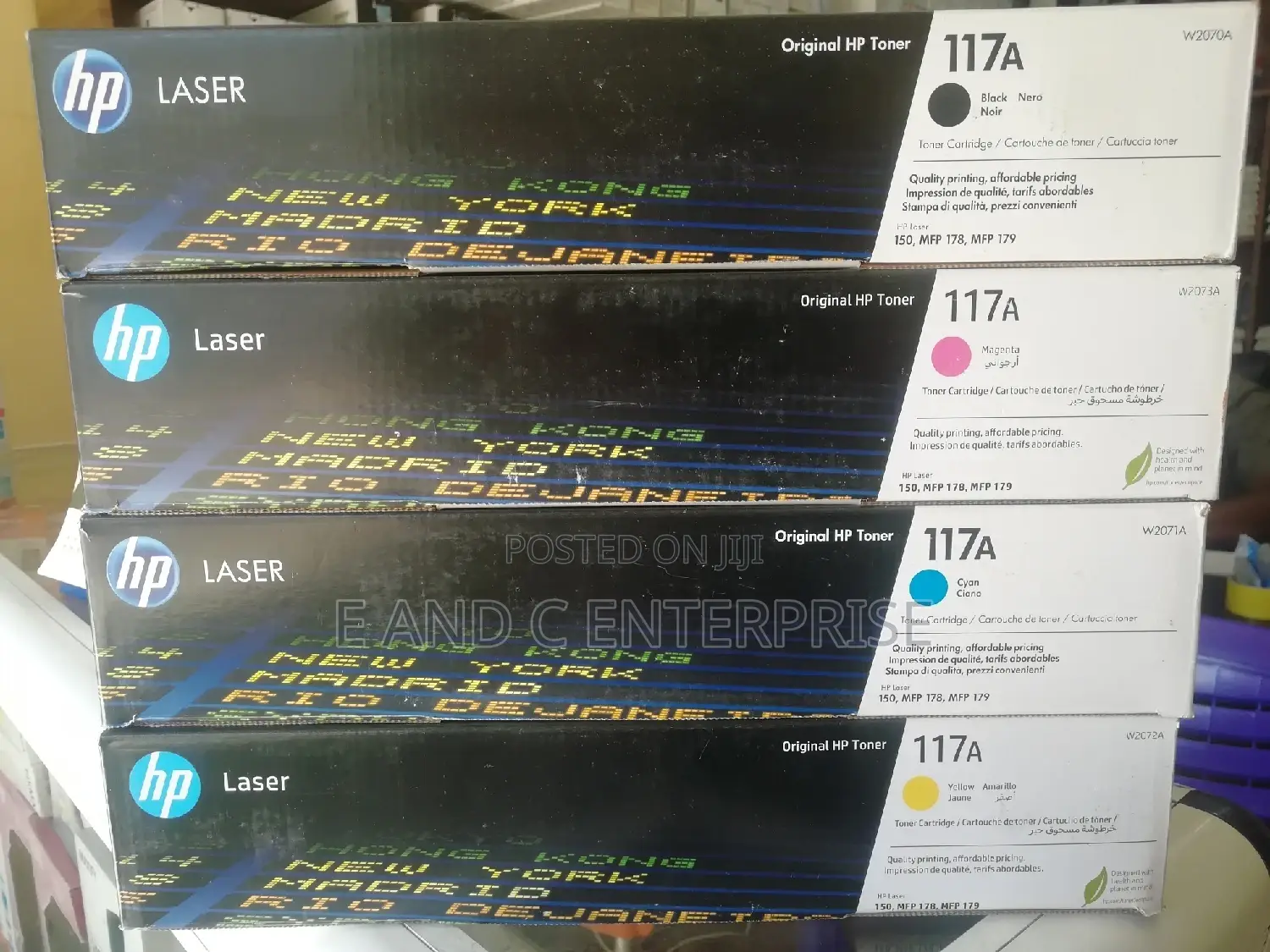 Hp Toner 117a All Colors Original