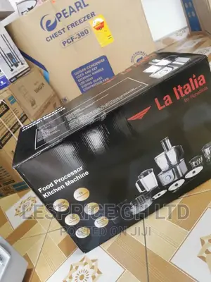 Italia 1000w Food Processor-Stainless Steel