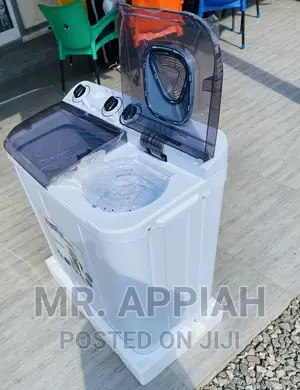 Semi-Automatic 7kg Nasco Washing Machine + Spin Dry(White).