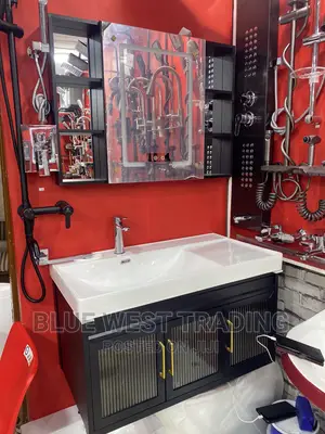 Vanity Cabinet Basin With LED Lights