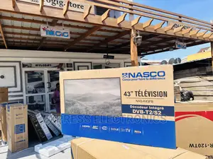 Original New Nasco Satellite Digital 43”Fhd Tv Glossy Led
