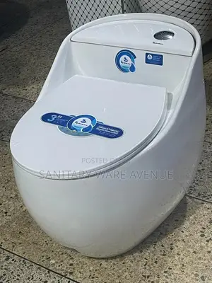 Egg Water Closet - White WC - Small Tank Toilet