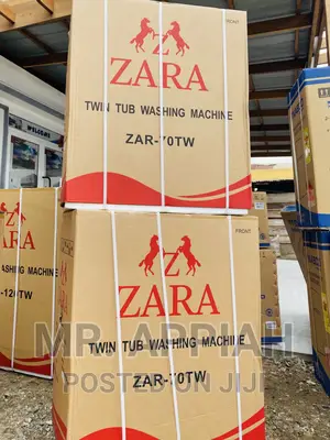 Long Lasting Zara Washing Machine With Spin/Dry(White).