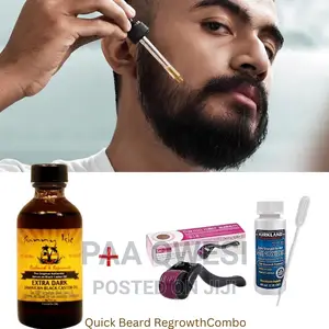 Kirkland Minoxidil With Castor Oil Roller Beard Solution.