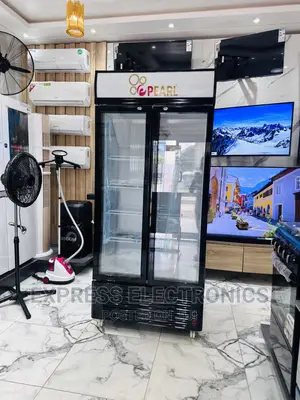Boost Sale of Pearl Display Fridge Double Door PVC 622-2b.