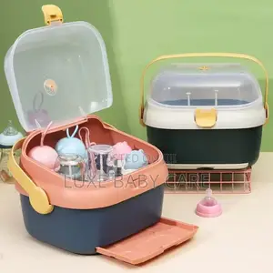 Baby Bottle Storage Box, Baby Bottle Drying Rack.