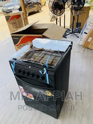 Energy Saving Volcano 50x50 2 Electric + 2 Gas Burner,Black