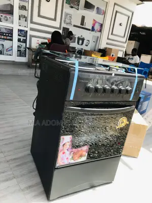 High Quality Volcano 50x50 2 Gas Burner + 2 Electric,Black
