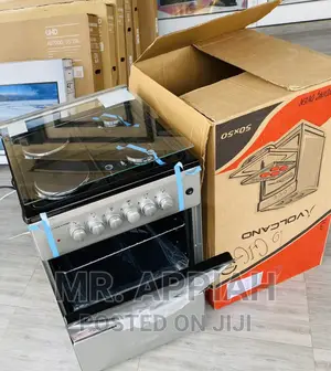 Top Notch Volcano 50x50 2 Gas Cooker+ 2electric Burner,Gray