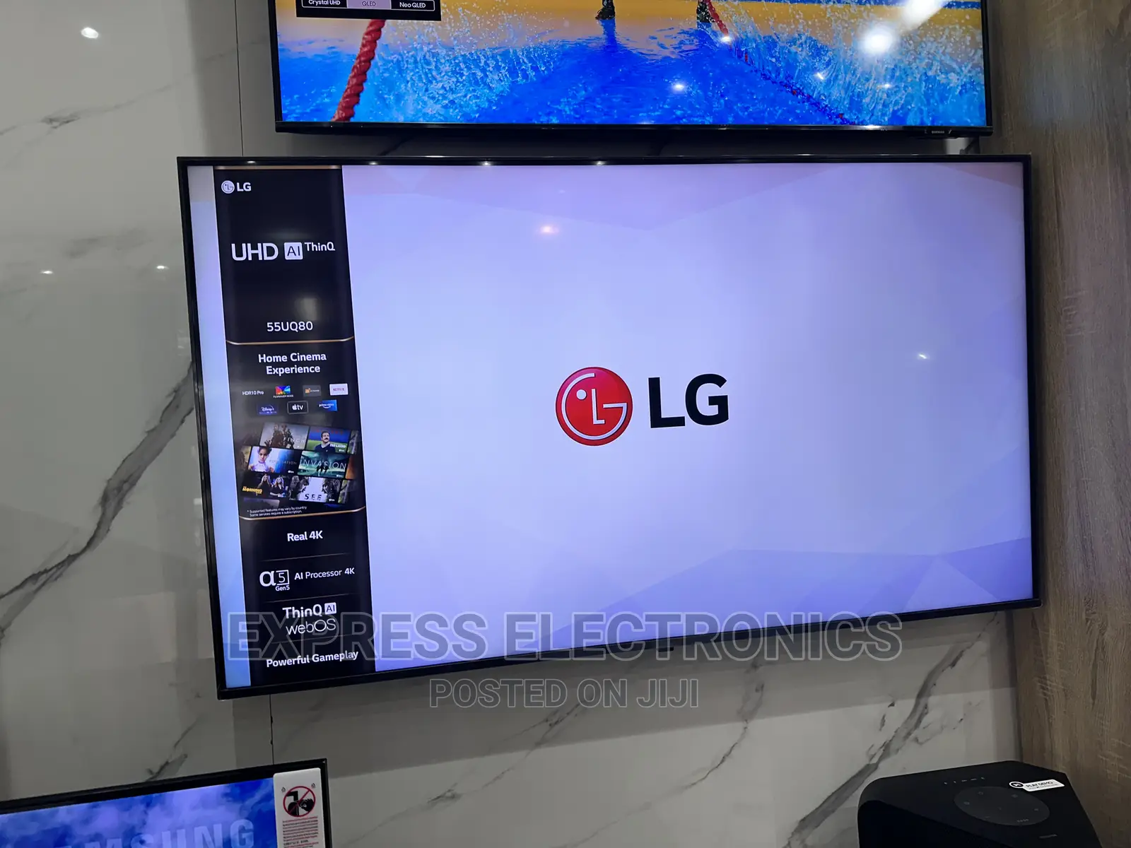 Suitable Sleek Slim UHD Smart 55”Uq8000 Tv