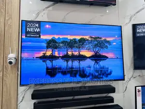 Glossy Black Slim UHD Smart 75”Nano756 LG