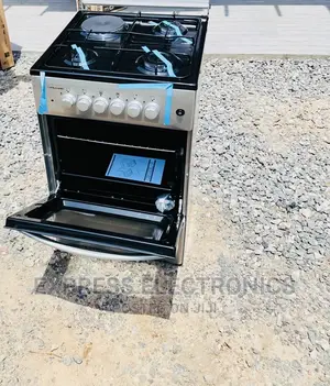 Grey Classy Design Gas Electric Stove Cooker Oven Grill
