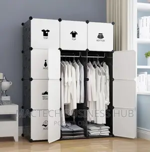 Plastic Wardrobe (12 Cubes)