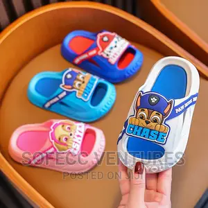 PVC Thick Sole Boys and Girls Slippers