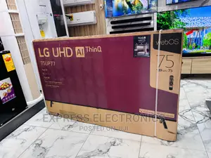 Big Screen Bliss UHD Smart Glossy Lg 75”UP77