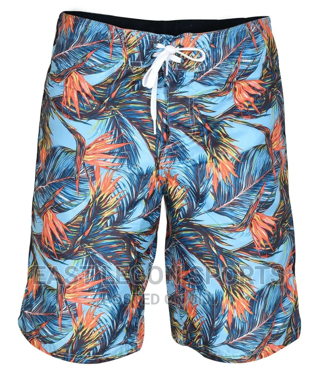 Green Swimming Shorts All Sizes Beach Design Men Boys