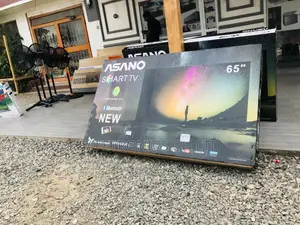  65 Inches Glossy LED UHD Electric Asano Smart Black Tv