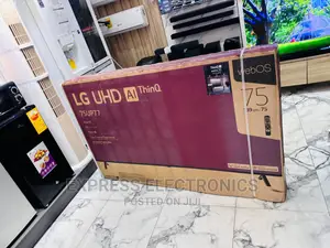 Experience the Future With Lg UHD Smart 75”UP77 Tv 