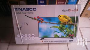 Nasco 43" Satellite Digital LED TV - Black + Wall Mount
