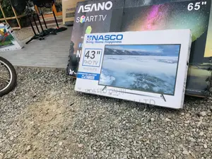 Glossy Black Nasco 43 Inches LED Satellite Digital Tv