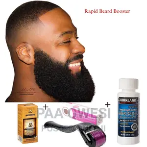 Derma Roller With Kirkland Castor Oil (Best Beard Combo