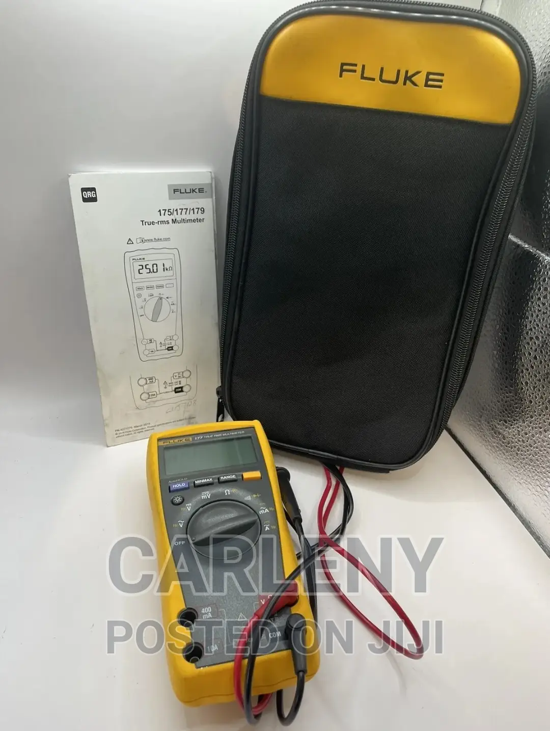 Fluke 177 True RMS Digital Multimeter Backlight 1000v DMM