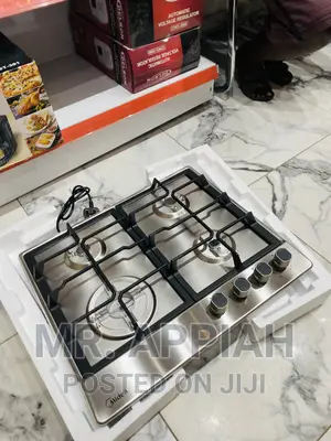 Stainless Steel Midea 60G40ME 4 Gas Top Burner(Silver) 