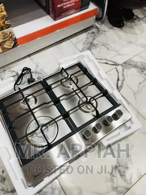 Anti-Rust Midea 4 Gas Burner Top(60x51cm) 60G40ME,Silver 