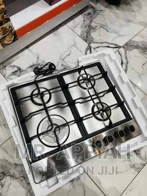 Shop Quality Midea 60x51cm 4 Gas Cooker Hob(60G40ME)Silver.