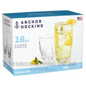 Anchor Hocking Rio 16-Piece Drinkware Set