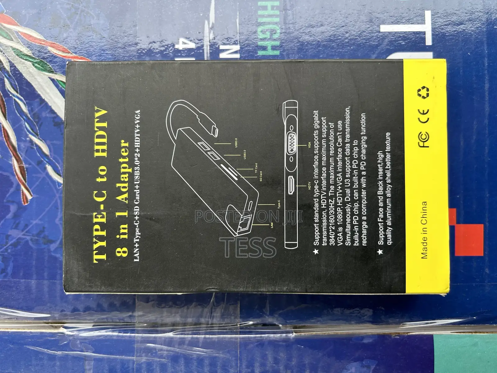 Type-C to HDTV 8 in 1 Adapter 
