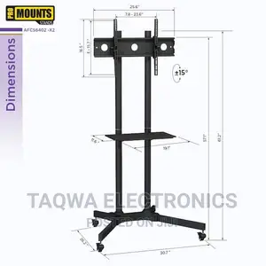 Floor TV Stand With Mount