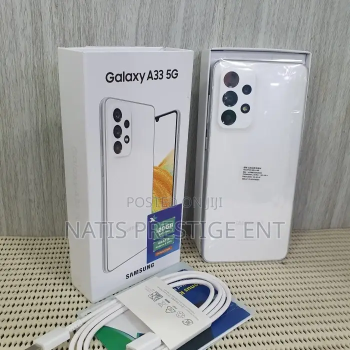 New Samsung Galaxy A33 5G 256 GB White
