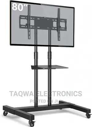Very Quality Rolling Tv Stand With Mount