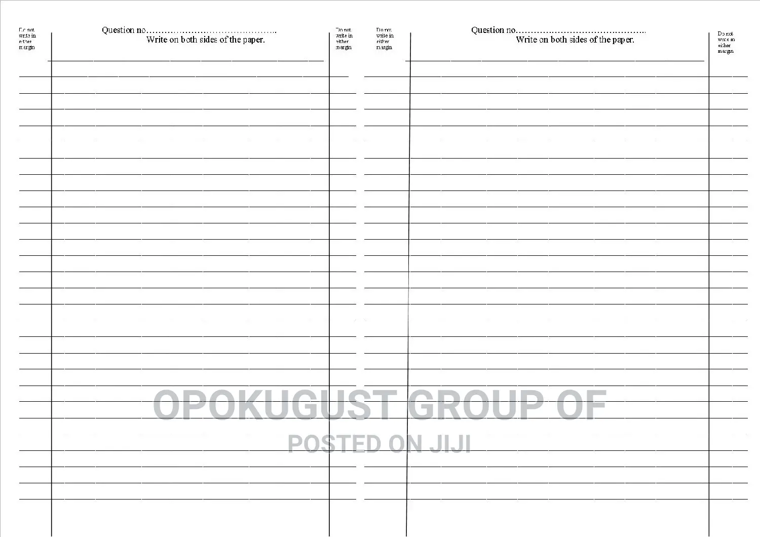 Examination Questions for Basic Schools
