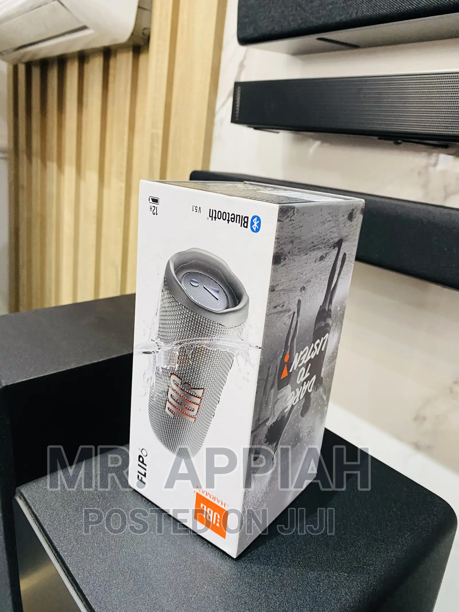 Quality Yet Affordable JBL Flip 6 Bluetooth Speaker(Gray).