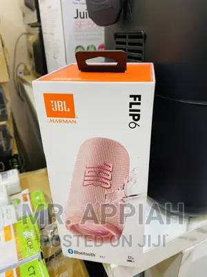 Enjoy Clear JBL(Pink)On JBL Flip 6 Portable Speaker