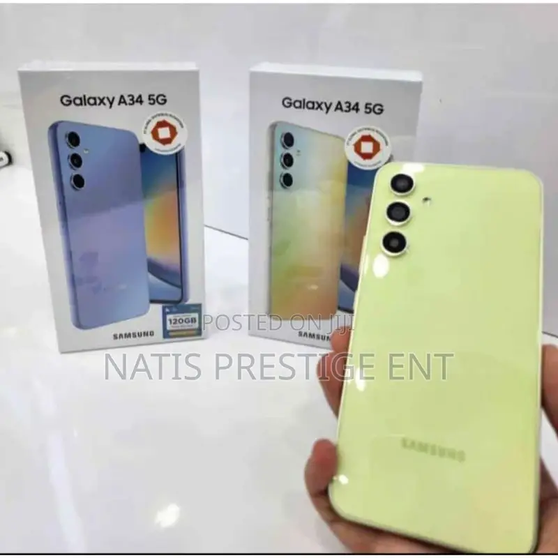 New Samsung Galaxy A34 5G 128 GB Silver