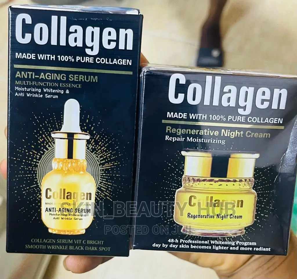 Collagen Regenerating Face Serum and Cream