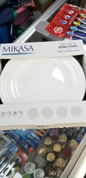 MIKASA Cereal Bowls and Dinner Plates(Set of 4)