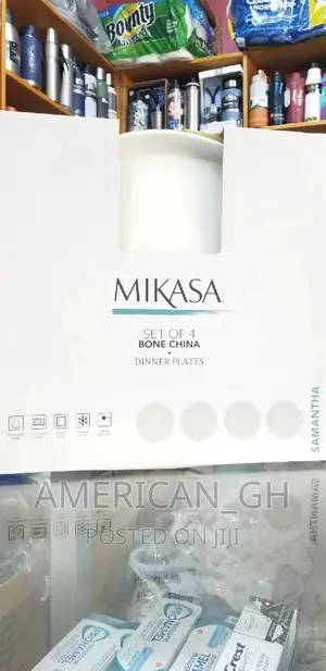MIKASA Cereal Bowls and Dinner Plates(Set of 4)