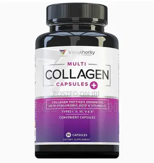 Multi Collagen Capsules for Hair, Skin, Nails (I, II,III, V)