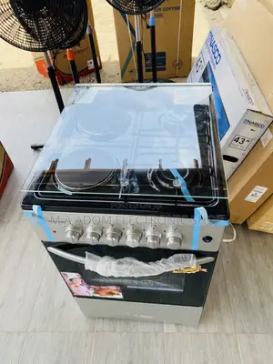 Fine Design Volcano 2 Gas + 2 Electric Burner(50x50)Gray 